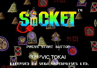 Socket title screen for Sega Genesis